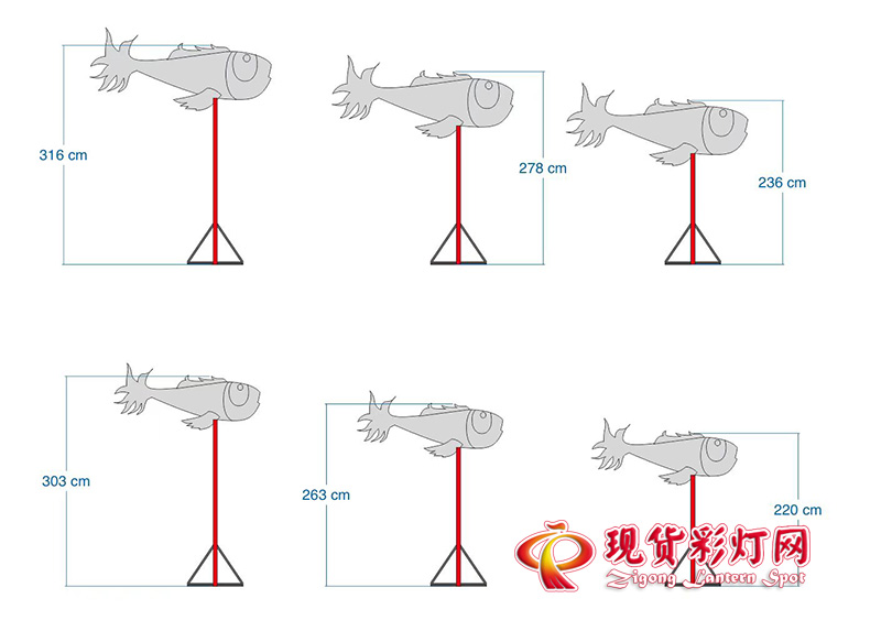 龍魚彩燈現(xiàn)貨,現(xiàn)貨花燈