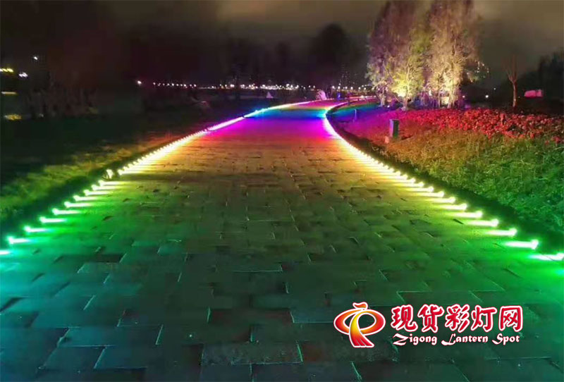 LED步道燈，網紅步道燈，公園走道燈，七彩樓梯燈